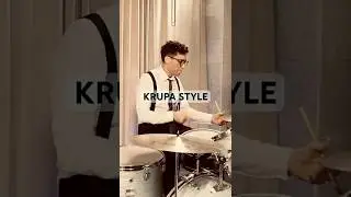 Gene Krupa style #drumsolo #drums #swing #traditionaljazz #drumset