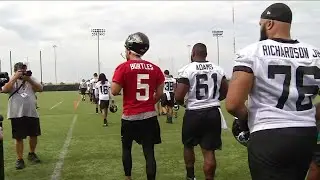 First day of Jaguars training camp shows promise