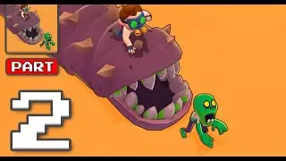 Apocalypse Worm - Gameplay Walkthrough Part 2 - Riding on Giant Worm and Destroy Android Gameplay