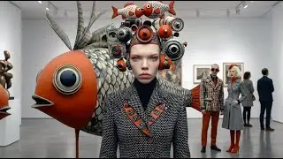 THE AMBER SYNTHESIS | AI Surreal Fashion Dance Film (Soul Sensor) 4K