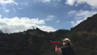 G Regulation Bugle Call at Fern Canyon. Griffith Pk. LA, Ca.