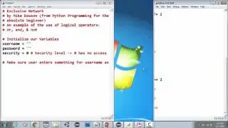Comparison Statements with Logical Operators in Python - Part 1