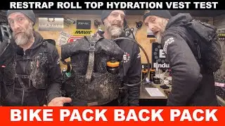 Водонепроницаемый жилет с откидной крышкой Restrap Rolltop: сверхпрочный велосипедный рюкзак.