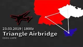 Livestream | Flight Simulator X |  Triangle Airbridge [EDDS-LKPR] [German]