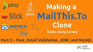 Part 2: Making a MailThis.To Clone - Email Validation, JDBC and MySQL Support - CodeAlongSeries