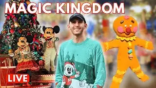 🔴 LIVE: Christmas time in Magic Kingdom at Disney World