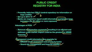 Current Affairs for RBI GRADE B topic wise- Public credit registry