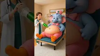 ❤️Evolution of Baby: Elephant in hospital bed with doctor🥰Running Elephant✅ #cat #cute #love #shorts