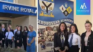 Irvine Royal & Ardrossan Academy on Exam Results Day 2022
