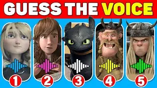 How to Train Your Dragon | Guess the Characters by Their Voice [Quiz]