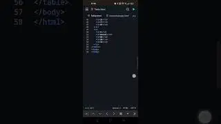How to create a table using HTML |#shorts