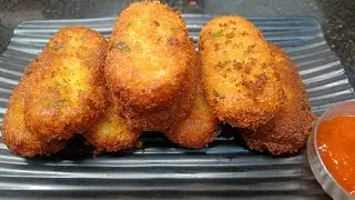 Crispy potato cutlet 