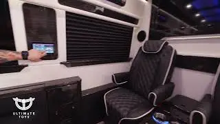Privacy Partition & Firefly Screen Control | Ultimate Limo Luxury Mercedes Sprinter