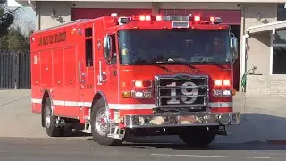 *EXTREMELY RARE* Long Beach Fire Dept. *NEW* Hazmat 19 Responding 1/10/2025