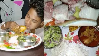 Today Special Food Pork Curry With Rice||,Indian Food Video||Tribe Boys||Mukbang 