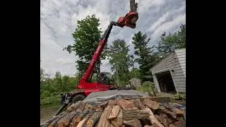 Finishing ash removal, brought over house to be chipped and left logs for firewood 👍🏻
