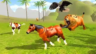 Wild horse family simulator | horse family simulator gameplay | android gameplay 