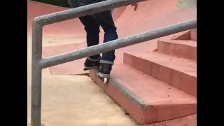 Rollerblading at Walker Mill Skatepark