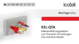 Kabeleinf&uuml;hrung werkzeuglos KEL-QTA | Montage | icotek