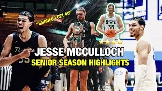 Michigan State Commit Jesse Mcculloch Dunks Everything😳| Lutheran East Big Is A 3x State Champion🚨