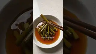 How to eat garlic scapes
