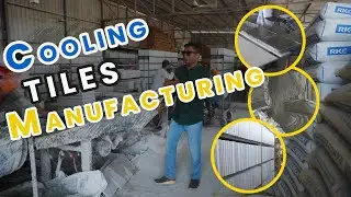 Cooling Tiles Manufacturing #coolingtiles #whitetiles #globalwarming #gogreen #savetheworld