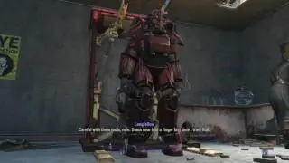 Fallout 4 power armor display and workbench