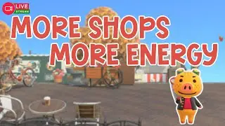 adding more builds around resident services! | jazzy musician city core | acnh | live