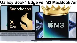 Snapdragon X Elite Galaxy Book4 Edge vs. M3 MacBook Air, Marc Tech reacts to Max Tech and The Phawx
