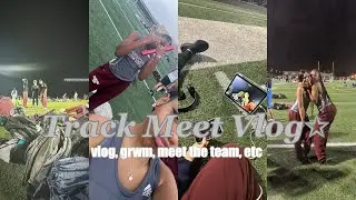 TRACK MEET VLOG: 001 ( grwm, school vlog, meet the team, etc ) || LIFEWITHNIEYA