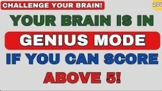 Your BRAIN is in genius mode if you can score above 🥰🥰🥰🥰🥰