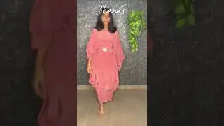 Draped Indo-western Kurtis with belt