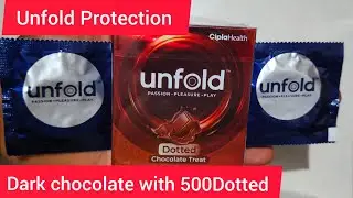 Unfold Dark Chocolate Flavour With Heavy Dotted Protection 🍫💝🍫💝