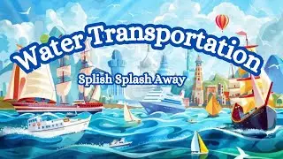Splish Splash, Sail Away! | Fun Children's Song About Water Transportation