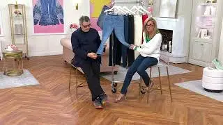 Isaac Mizrahi Live! True Denim Straight Leg Ankle Jeans on QVC
