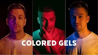 Portrait Lighting Setup with 3 Lights and Colored Gels | Jill Abanico Photography