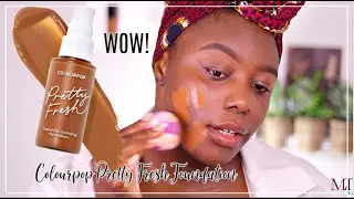 WOW! Colourpop Pretty Fresh FOUNDATION Test! Sis!! | MsTopacJay