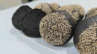 Como fazer pão de hambúrguer Black