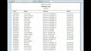 Medisoft-Save/Send Patient List Report