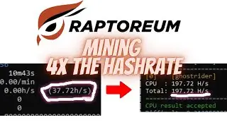 Raptoreum Mining 4 times hashrate And profit | Best Miner Software
