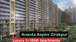 The Ananta Aspire Zirakpur - Ultra Luxury Apartment with Lift in Gated Society, 3 BHK Flat Zirakpur