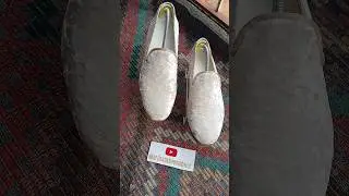 Handmade Velvet Slip-On Shoes (EU 41) | Microlight Sole