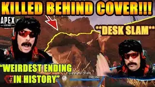 DrDisrespect Killed BEHIND Cover (ROCK) & SLAMS DESK! - Apex Legends!