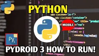 How to Run Python Code on Android (Pydroid 3 Setup)