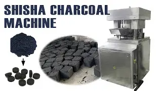 Hookah Charcoal Briquette Machine for Round & Cubic Shisha Charcoal Making: Coal Briquetting Machine
