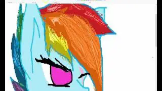 Rainbow dash alternative timeline 1 (cutie re-mark) SPEEDPAINT