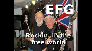 ROCKIN' IN THE FREE WORLD - ED AND FRIENDS GROUP  ft Cath Denys. Acacia Avenue Studio.