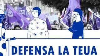 Video SALUT LABORAL I DONA per a CCOO PV. Vídeo i il•lustracions realitzades per Eltakataka.