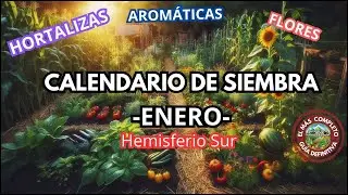 Qu&eacute; sembrar en enero 🌞 Calendario de siembra &ndash; Hemisferio sur