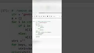 Remove duplicate character in string with python